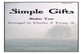 Simple Gifts Organ sheet music cover